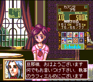 Princess Maker: Legend of Another World - Screenshot - Gameplay (Japan) - 256x224
