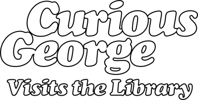 Curious George Visits the Library - Clear Logo (North America) - 2400x1222