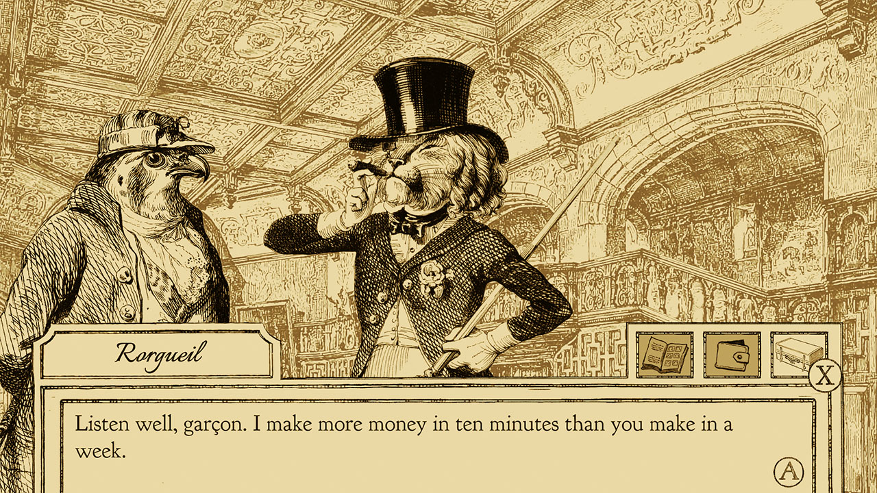 Illustration of Aviary Attorney: Definitive Edition