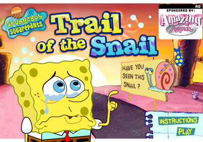 SpongeBob SquarePants: Trail of the Snail - Screenshot - Game Title (United States) - 600x420