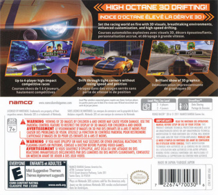 Ridge Racer 3D - Box - Back (North America) - 640x570