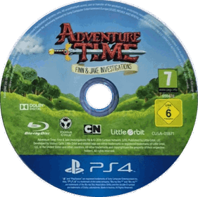 Adventure Time: Finn & Jake Investigations - Disc (Europe) - 657x655