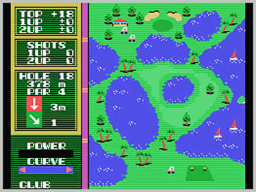 Hole in One - Screenshot - Gameplay (World) - 256x192
