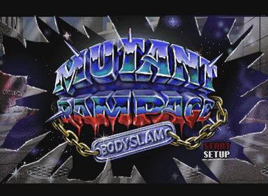 Mutant Rampage: Bodyslam - Screenshot - Game Title (North America) - 384x280