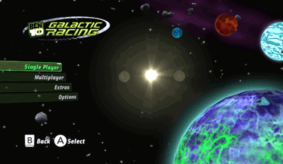Ben 10: Galactic Racing - Screenshot - Game Select (World) - 2480x1440