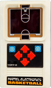 Mattel Electronics: Basketball - Cart - Front (North America) - 626x1064