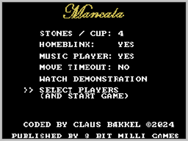 Mancala - Screenshot - Game Select (World) - 256x192