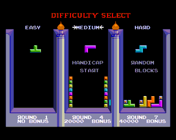 Tetris 1200 - Screenshot - Game Select (Europe) - 720x574