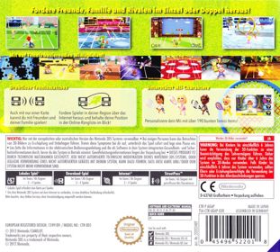 Mario Tennis Open - Box - Back (Germany) - 888x800