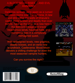 Castlevania: Blood Moon - Box - Back (World) - 1091x1200