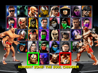 Mortal Kombat Trilogy - Screenshot - Game Select (World) - 640x480