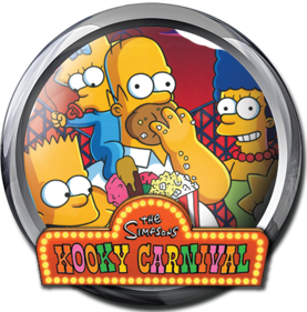 The Simpsons Kooky Carnival - Fanart - Cart - Front (World) - 919x931