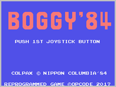 Boggy '84 - Screenshot - Game Title (World) - 256x192