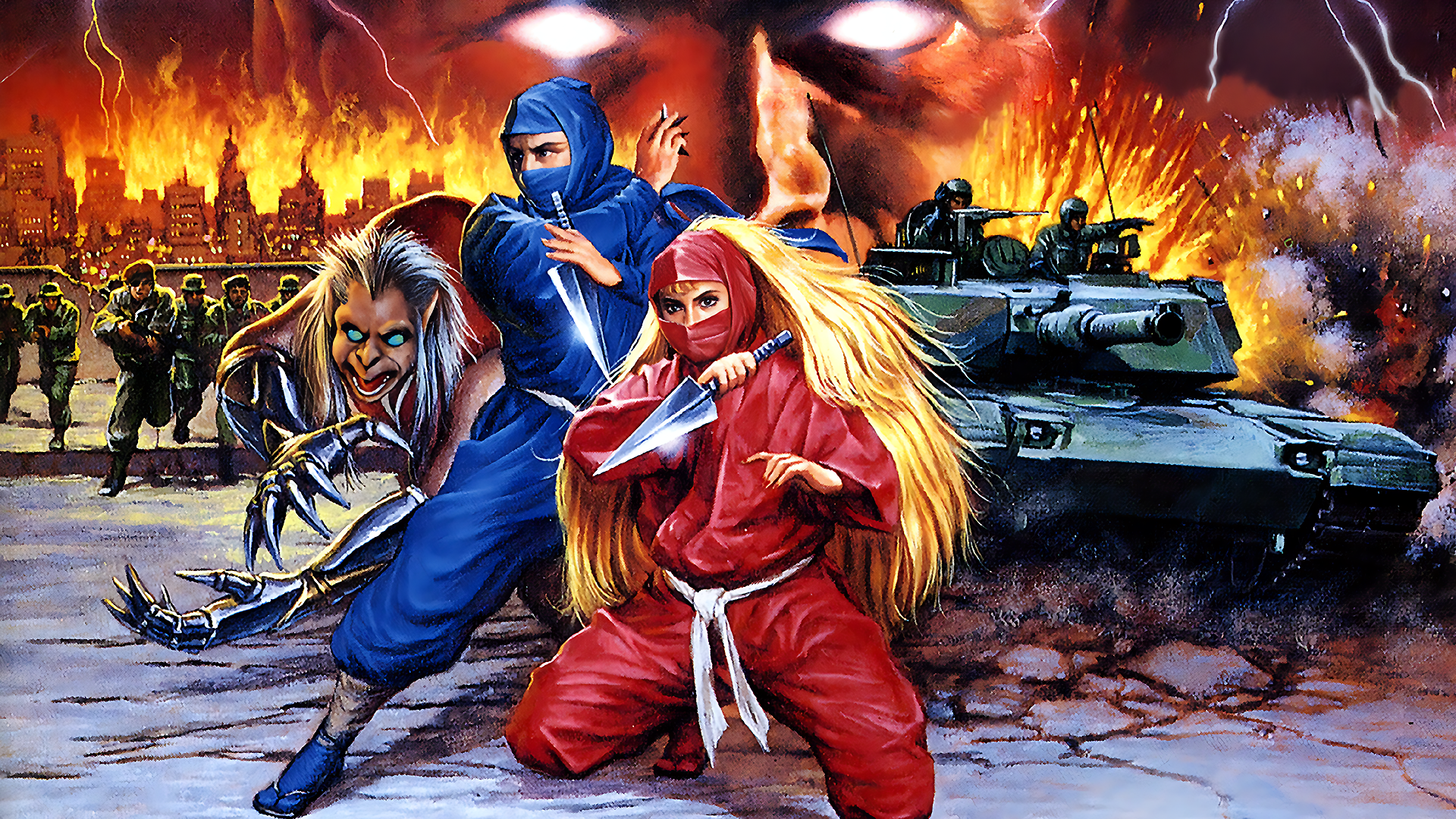 Illustration of The Ninja Warriors