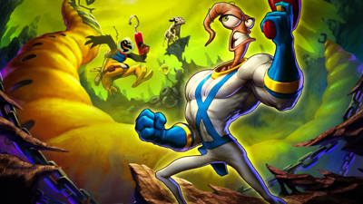 Earthworm Jim - Fanart - Background (World) - 3840x2160