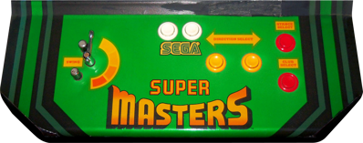 Super Masters - Arcade - Control Panel (South America) - 2200x868