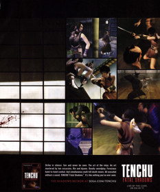 Tenchu: Fatal Shadows - Advertisement Flyer - Front (North America) - 1904x2290