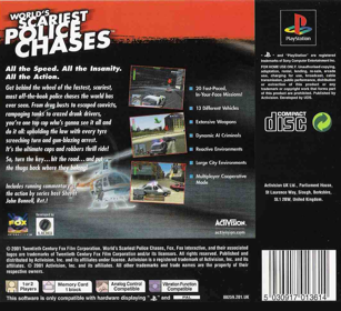 World's Scariest Police Chases - Box - Back (Europe) - 1077x983