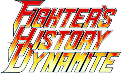 Fighter's History Dynamite - Clear Logo (Japan) - 447x268