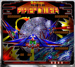 Firepower - Arcade - Marquee (World) - 1011x905