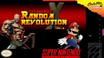 Super Mario World Random Revolution X - Fanart - Box - Front (World) - 1280x720