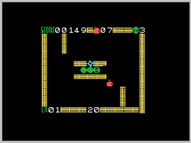 Cross snake - Screenshot - Gameplay (World) - 256x192