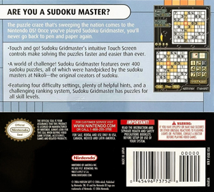 Sudoku Gridmaster - Box - Back (North America) - 1026x920