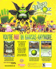 The Wizard of Oz: Beyond the Yellow Brick Road - Advertisement Flyer - Front (United States) - 1844x2266