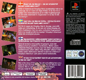 Kingsley's Adventure - Box - Back (Europe) - 697x650