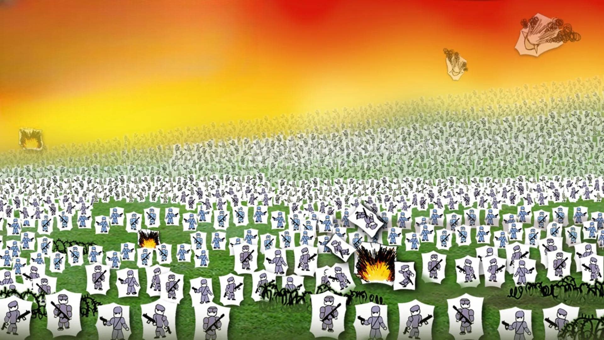 Illustration of Paper Wars: Cannon Fodder