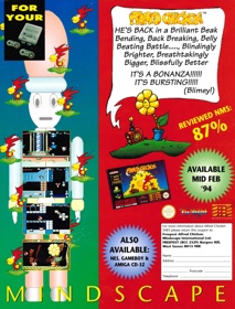 Super Alfred Chicken - Advertisement Flyer - Front (United Kingdom) - 1665x2192