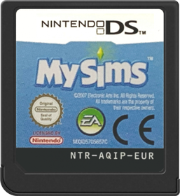 MySims - Cart - Front (Europe) - 517x564