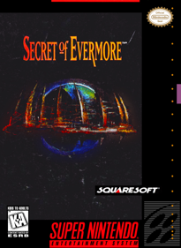 Secret of Evermore - Fanart - Box - Front (North America) - 1534x2100