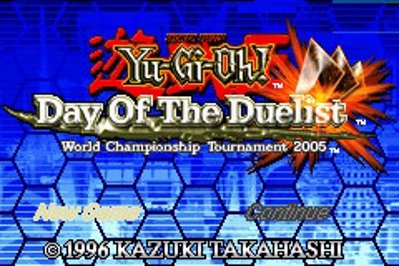 Yu-Gi-Oh! 7 Trials to Glory: World Championship Tournament 2005 - Screenshot - Game Title (Europe) - 240x160