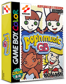 Pop'n Music GB - Box - 3D (Japan) - 793x998