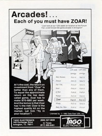 Zoar - Advertisement Flyer - Front (North America) - 850x1128