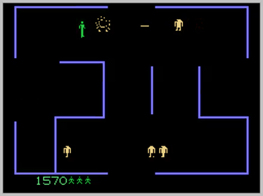 Berzerk - Screenshot - Gameplay (World) - 256x192