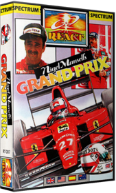 Nigel Mansell's Grand Prix - Box - 3D (Europe) - 265x439