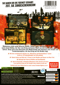 Freedom Fighters - Box - Back (Germany) - 3025x4285