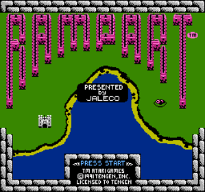 Rampart (Bitmasters) - Screenshot - Game Title (North America) - 256x240