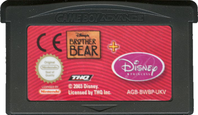 2 Games in 1: Disney Princess + Brother Bear - Cart - Front (Europe) - 702x408