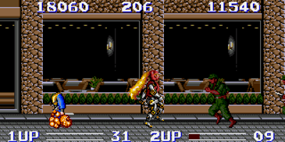 The Ninja Warriors - Screenshot - Gameplay (Japan) - 640x320