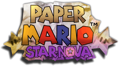 Paper Mario: Star Nova - Clear Logo (World) - 983x545