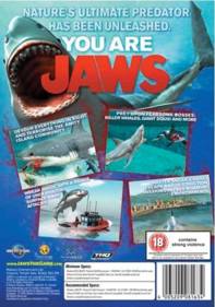 Jaws Unleashed - Box - Back (Europe) - 420x599