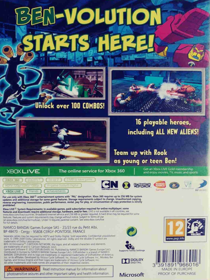 Ben 10: Omniverse - Box - Back (Europe) - 1200x1600