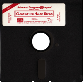 Advanced Dungeons & Dragons: Curse of the Azure Bonds - Disc (North America) - 800x794