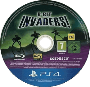 8-Bit Invaders! - Disc (World) - 615x594