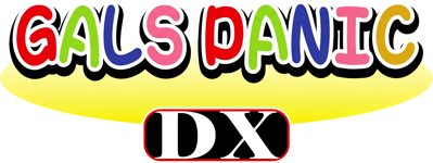Gals Panic DX - Clear Logo (Asia) - 1378x518