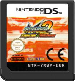 Mega Man Star Force 2: Zerker x Saurian - Cart - Front (Europe) - 517x564