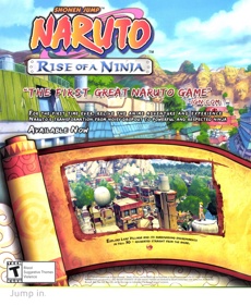 Naruto: Rise of a Ninja - Advertisement Flyer - Front (United States) - 1798x2196